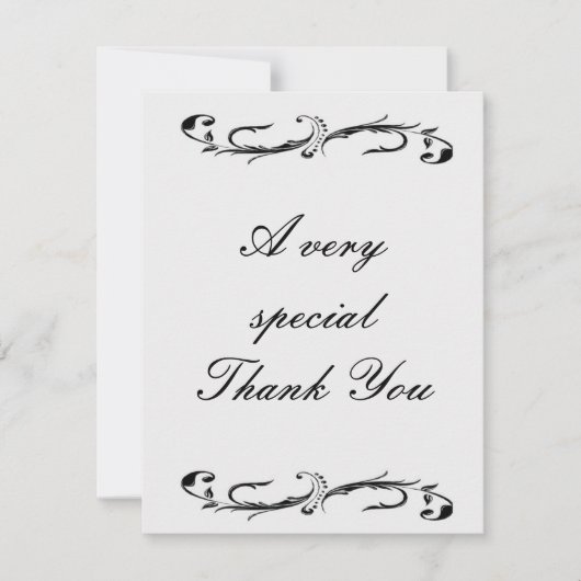 Les cartes de Merci de mariage a les invitations (Devant)