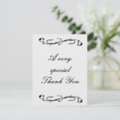 Les cartes de Merci de mariage a les invitations (Debout devant)