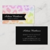 Les cartes de visite colorés d'impression (Devant / Derrière)