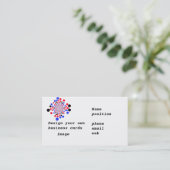 Les cartes de visite conçoivent vos propres (Debout devant)