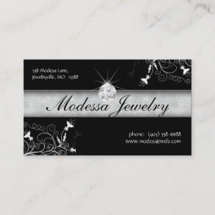 Les Cartes de visite de bijoux Pierres de naissanc