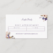 Les cartes de visite de coutume de grange de (Dos)