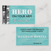 Les cartes de visite de Danielle (Devant / Derrière)