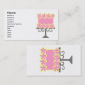 Les cartes de visite de gâteau (Devant / Derrière)