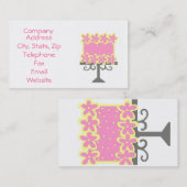 Les cartes de visite de gâteau (Devant / Derrière)