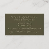 Les cartes de visite de la Forêt de Chiskine (Dos)