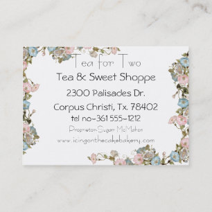 Les Cartes de visite de la gloire du Matin rose