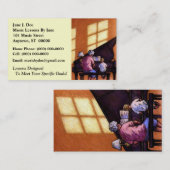 Les cartes de visite de l'instructeur de (Devant / Derrière)