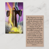 Les cartes de visite de magicien de tarot de Banx (Devant / Derrière)