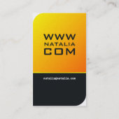 Les Cartes de visite de Natalia (Dos)