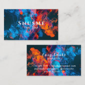 Les Cartes de visite de Vape Shop (Devant / Derrière)