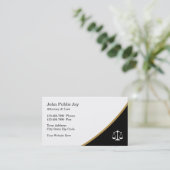 Les Cartes de visite du bureau de la justice moder (Debout devant)