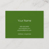 Les Cartes de visite du pont Green Forest (Dos)