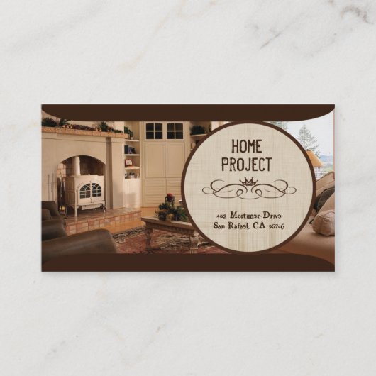 Les Cartes de visite du projet Ally's Home (Devant)