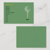 LES cartes de visite FONT VOTRE PROPRE PERSONNALIS (Devant / Derrière)