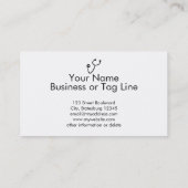 Les cartes de visite gardent le calme et soignent (Dos)