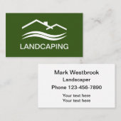 Les Cartes de visite les plus modernes du paysage (Devant / Derrière)