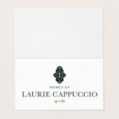 Les Cartes de visite personnalisés de Laurie C (Extérieur déplié)