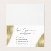 Les Cartes de visite personnalisés de Laurie C (Intérieur déplié)