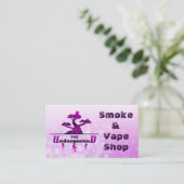 Les Cartes de visite souterrains pourpres (Debout devant)