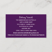 Les Cartes de visite souterrains pourpres (Dos)