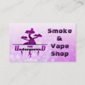 Les Cartes de visite souterrains pourpres (Devant)