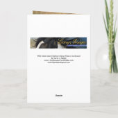 Les cartes de voeux Mane de Stallion de Wild Sable (Dos)