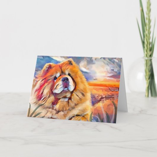 Les cartes GOLDEN GIRL Chow Art (Devant)