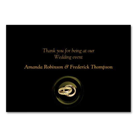 Les cartes Great Gatsby Table (Dos)