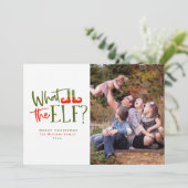 Les Cartes Photo De Noël De L'Elfe (Debout devant)