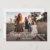 Les Cartes photos de Thanksgiving (Devant)