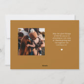 Les Cartes photos de Thanksgiving (Dos)