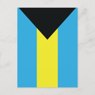 Les cartes postales du drapeau des Bahamas
