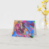 Les cartes pour notes amateurs de lune rose (Fleur jaune)