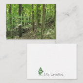 Les cartes pour notes forestiers (Devant / Derrière)