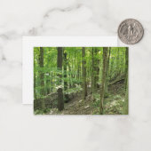 Les cartes pour notes forestiers (Devant/Arrière en situation)