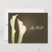 Les cartes RSVP Calla Lillies nécessitent des invi (Devant)