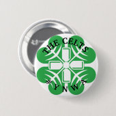LES CELTS NIP BADGE #YNWA SHAMROCK CROSS MOTIF (Devant & derrière)