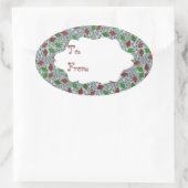 Les cerfs-volants de Noël, autocollant (Sac)