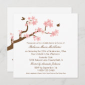 Les cerisiers en fleurs sur la Invitation de la Fê (Devant / Derrière)