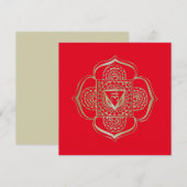 Les Chakras Muladhara - Carte de voeux (Devant / Derrière)