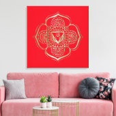 Les Chakras Muladhara - Toile Enveloppée (Insitu(Salon))