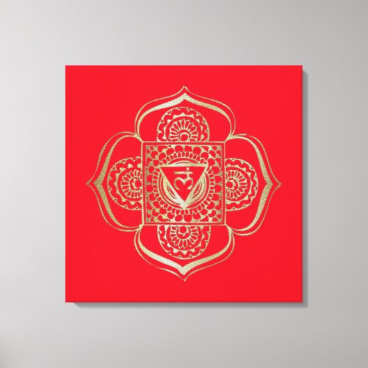 Les Chakras Muladhara - Toile Enveloppée (Recto)