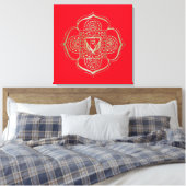 Les Chakras Muladhara - Toile Enveloppée (Insitu(Chambre))