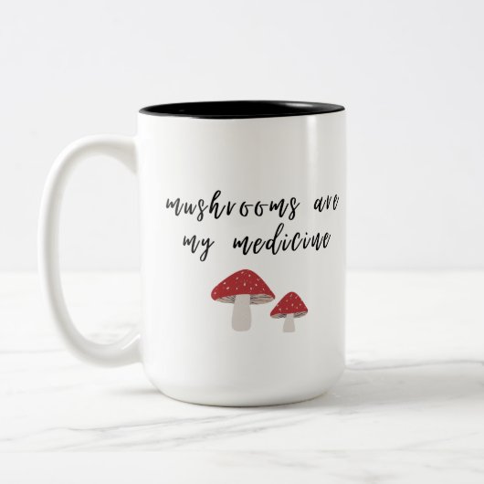 Les champignons sont mon médicament Mug (Gauche)