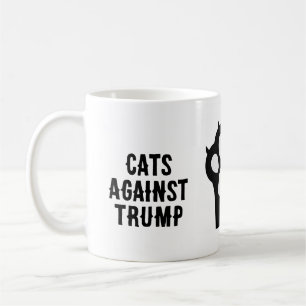 Les chats contre Trump Political Mug