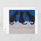 Les Chats de Louis Wain Briefkaart (Voorkant / Achterkant)