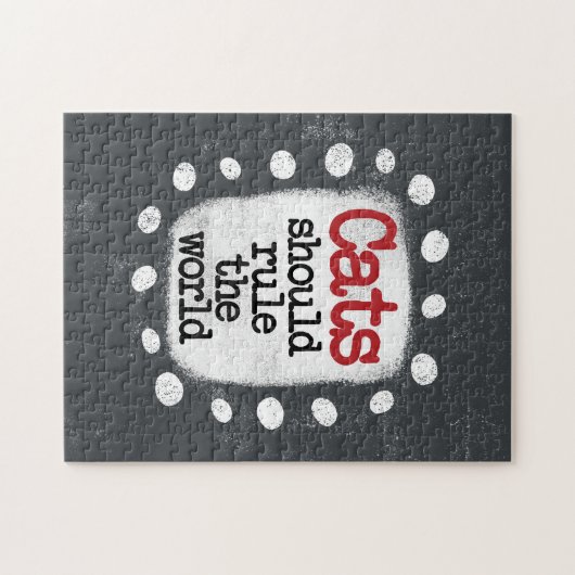 Les Chats Devraient Diriger Le Puzzle Mondial (Horizontal)