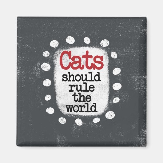 Les Chats Devraient Régler Le Magnet Du Réfrigérat (Devant)