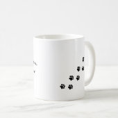 "Les chats disent Meow..." Café Mug (Devant droit)